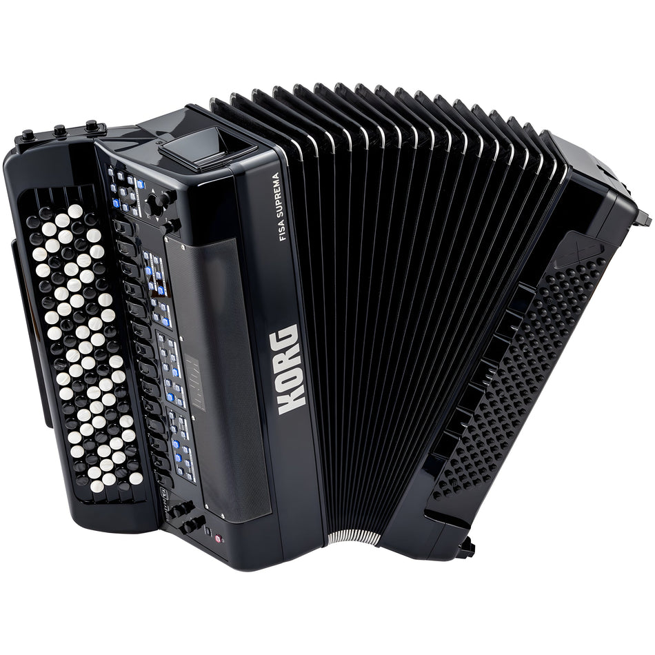 KORG FISA SUPREMA, BOTONES, METALLIC BLACK - Acordeón digital - Tempo Shop