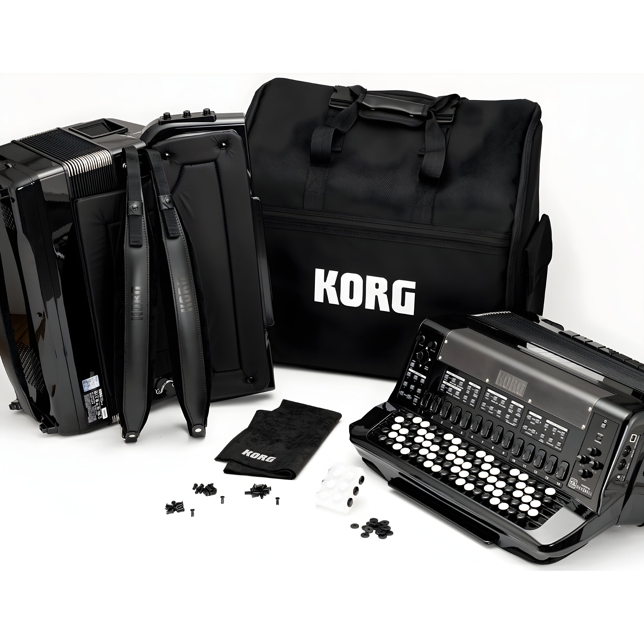 KORG FISA SUPREMA, BOTONES, METALLIC BLACK - Acordeón digital - Tempo Shop