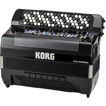 KORG FISA SUPREMA, BOTONES, METALLIC BLACK - Acordeón digital - Tempo Shop