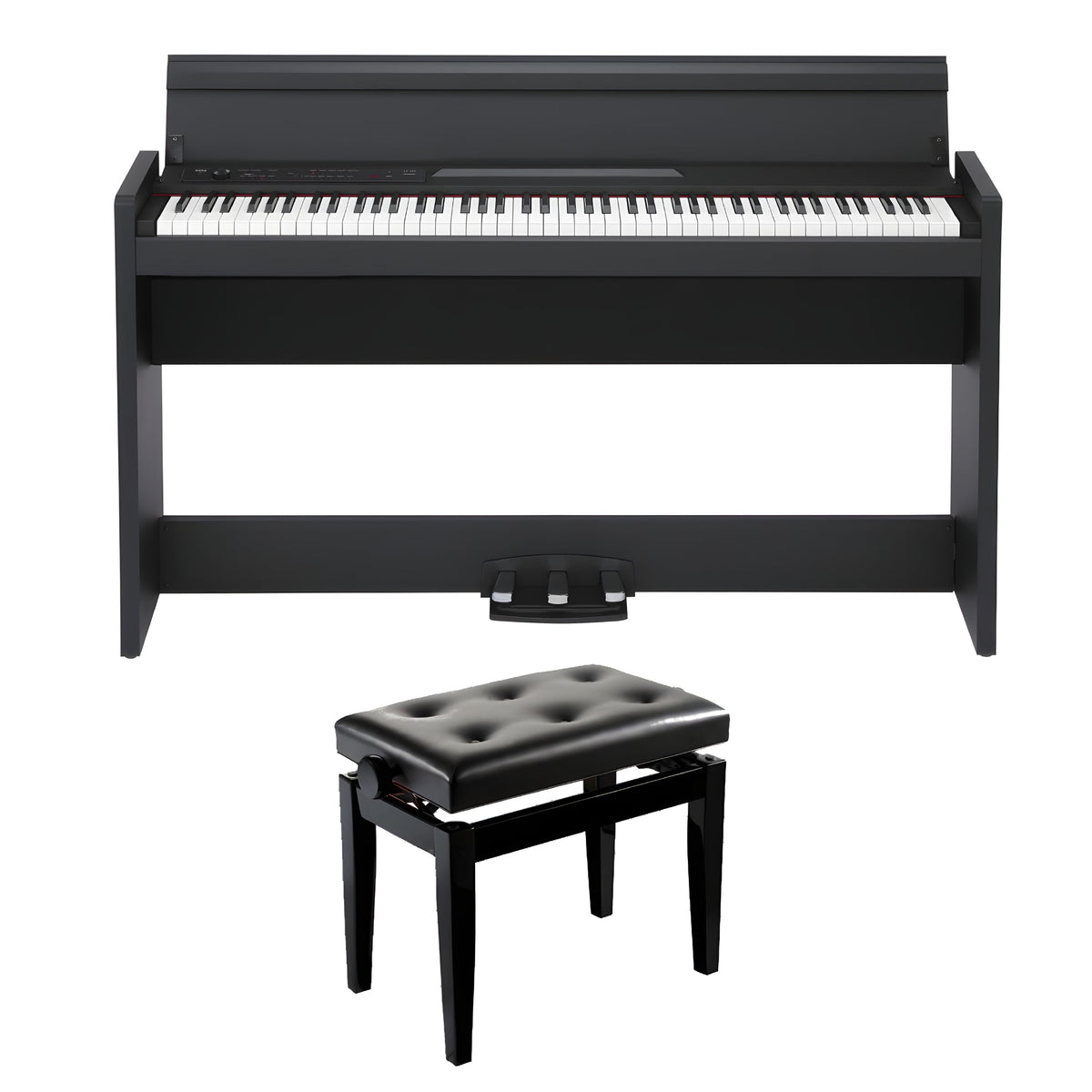 KORG LP - 380 - BK U KIT BANQUETA BGM - Kit piano digital con 88 teclas. Negro - Tempo Shop