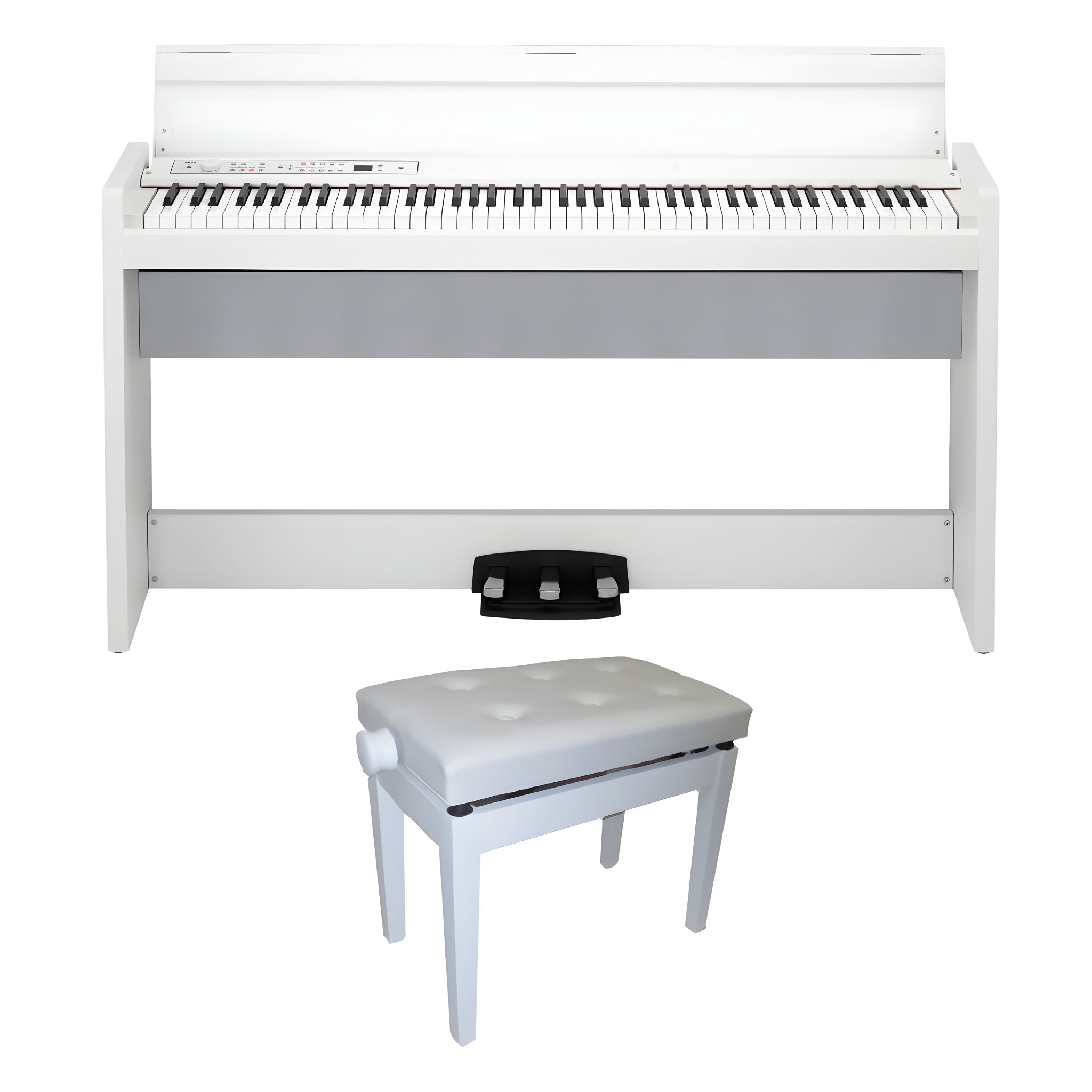 KORG LP - 380 - WH - U KIT BANQUETA BGM - Kit piano digital con 88 teclas. Blanco - Tempo Shop