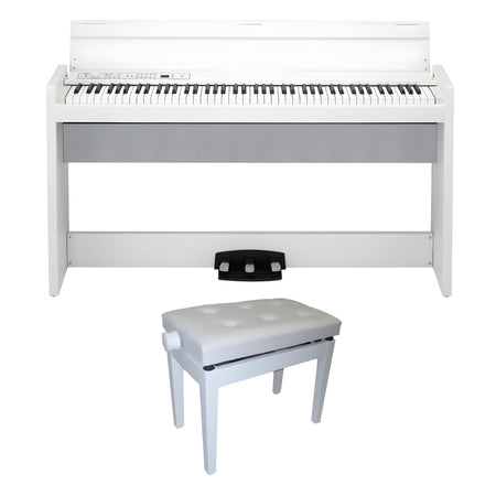 KORG LP - 380 - WH - U KIT BANQUETA BGM - Kit piano digital con 88 teclas. Blanco - Tempo Shop