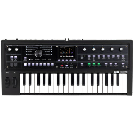 KORG microKORG 2 BK LTD - Teclado sintetizador profesional de modelado analógico de 37 teclas. Negro - Tempo Shop