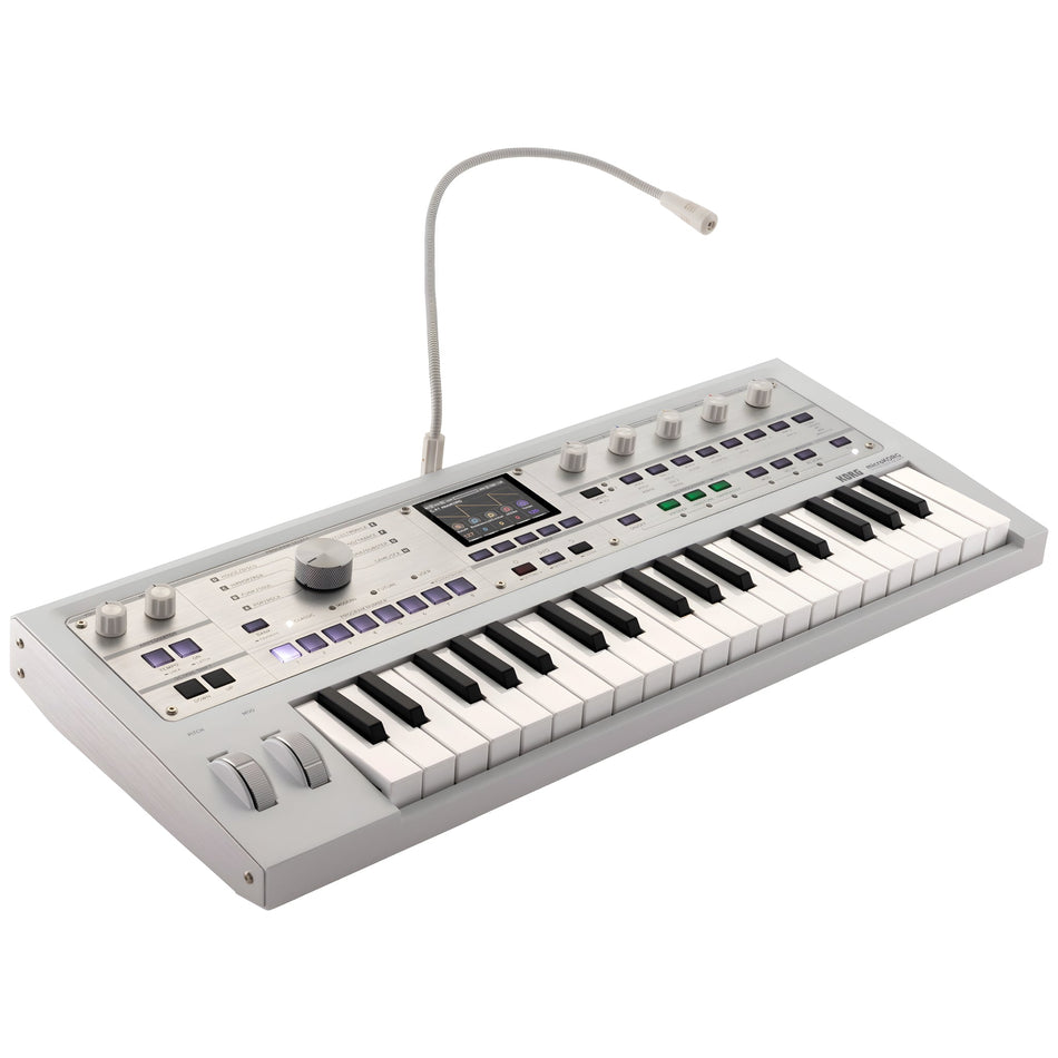 KORG microKORG 2 WH LTD - Teclado sintetizador profesional de modelado analógico de 37 teclas. Blanco - Tempo Shop
