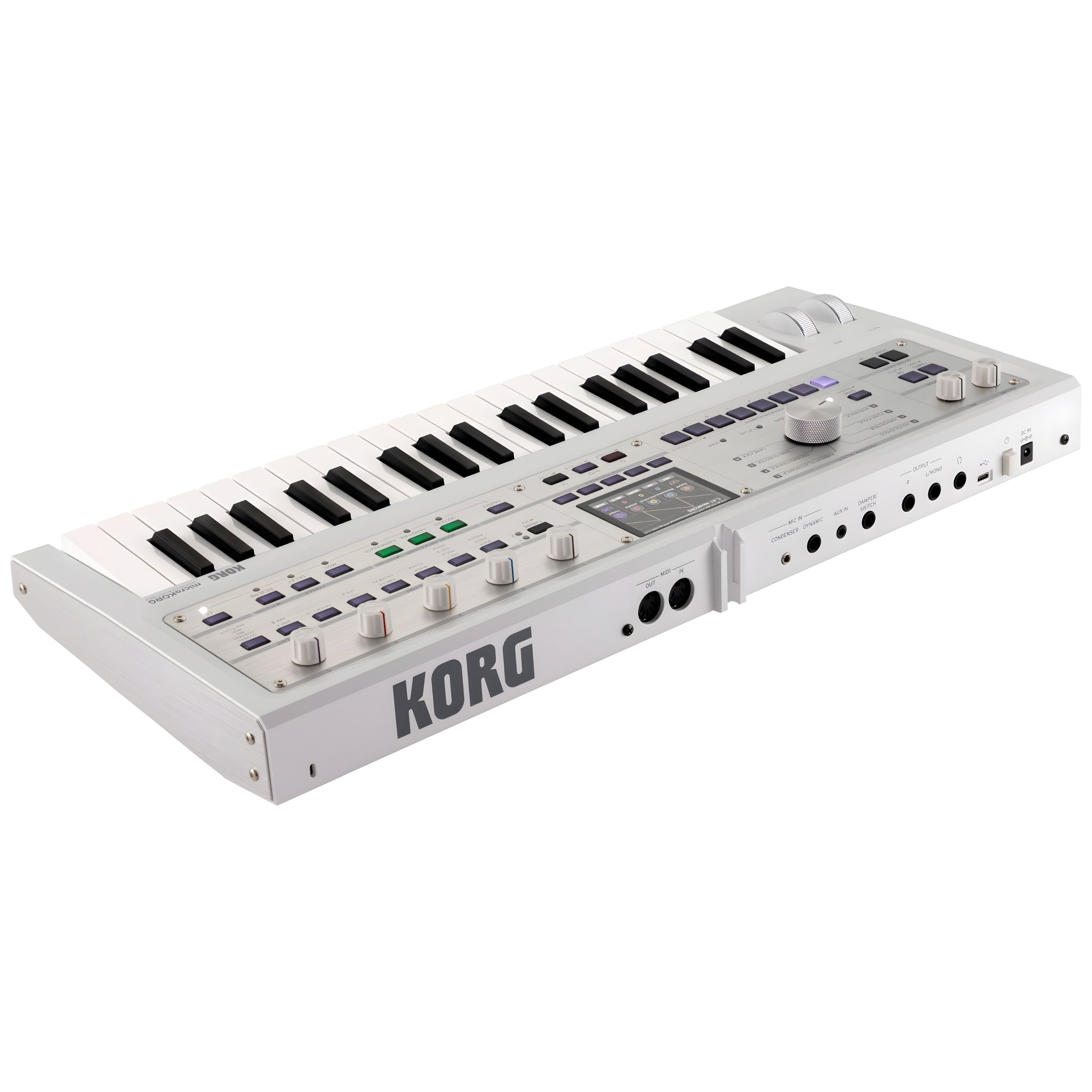 KORG microKORG 2 WH LTD - Teclado sintetizador profesional de modelado analógico de 37 teclas. Blanco - Tempo Shop