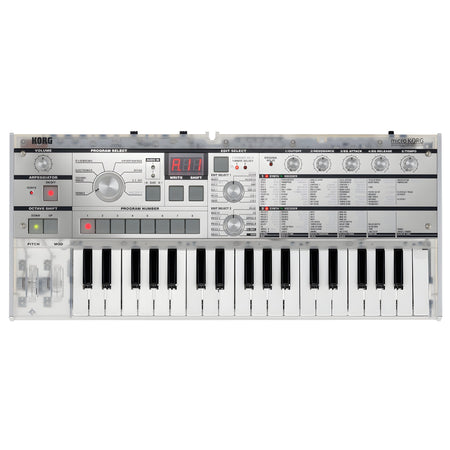 KORG MICROKORG CRYSTAL - Teclado sintetizador profesional de modelado analógico de 37 teclas - Tempo Shop