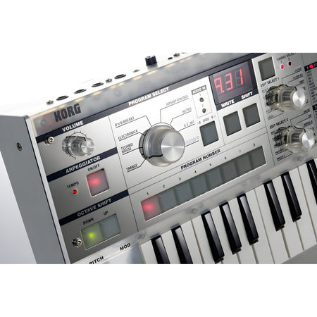 KORG MICROKORG CRYSTAL - Teclado sintetizador profesional de modelado analógico de 37 teclas - Tempo Shop