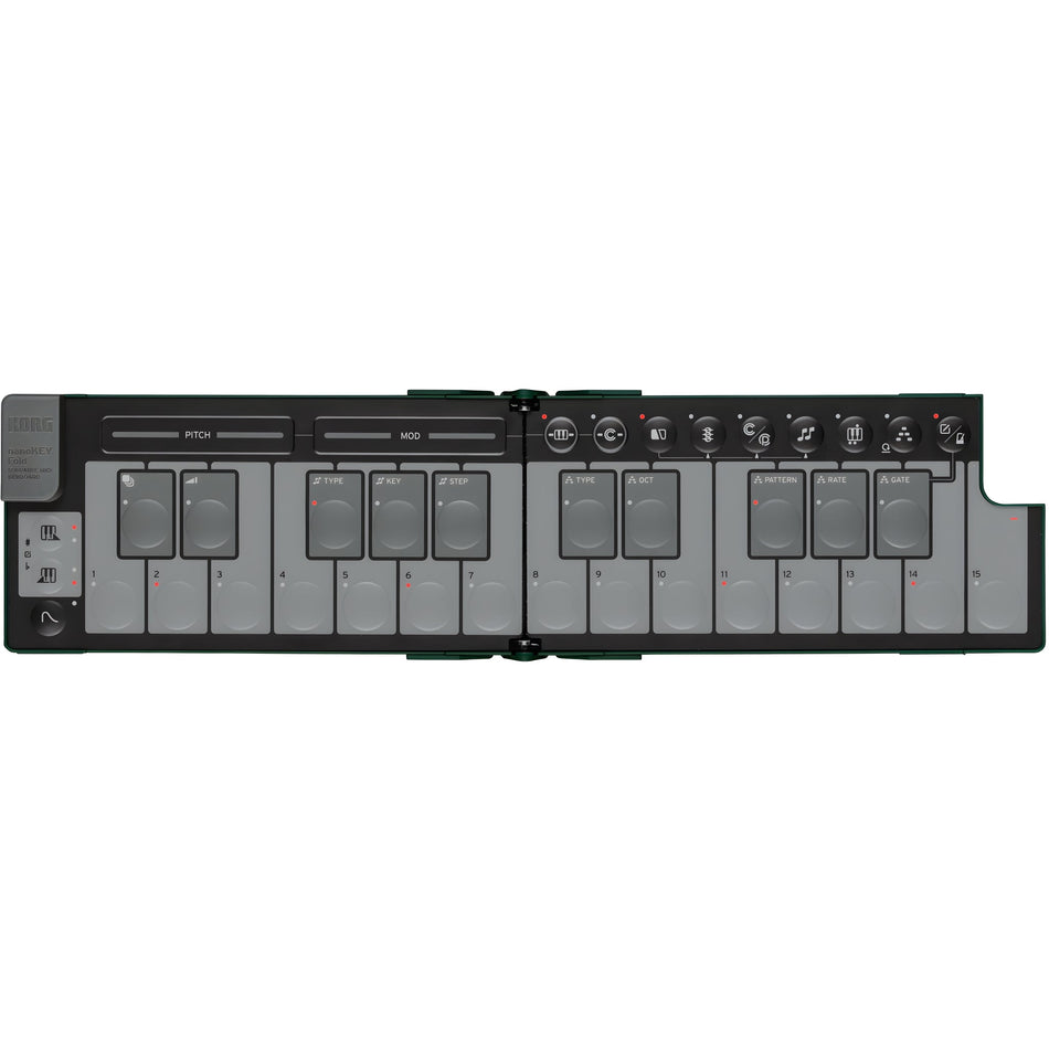 KORG nanoKEY Fold ALPINE GREEN - Teclado maestro plegable. Verde - Tempo Shop