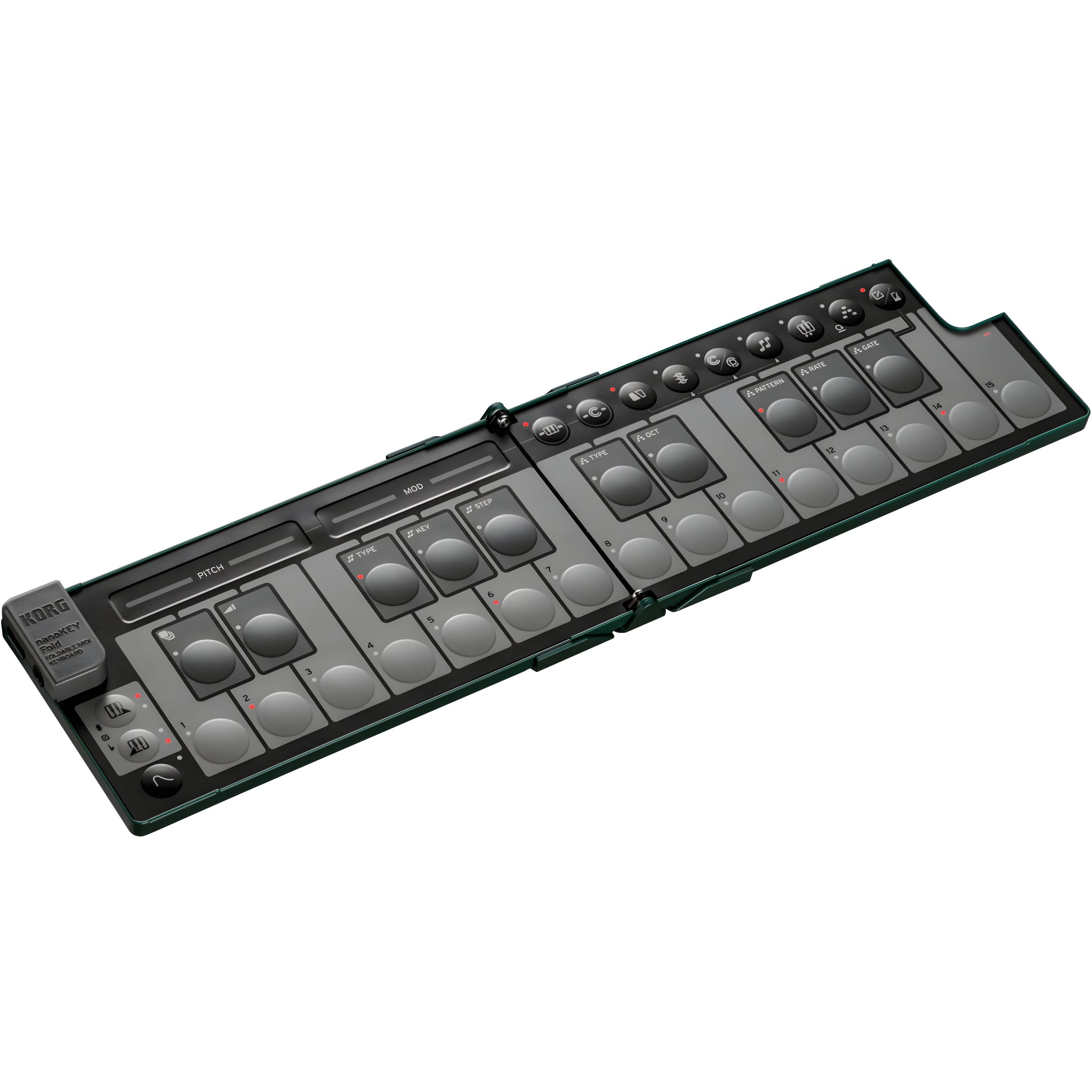 KORG nanoKEY Fold ALPINE GREEN - Teclado maestro plegable. Verde - Tempo Shop