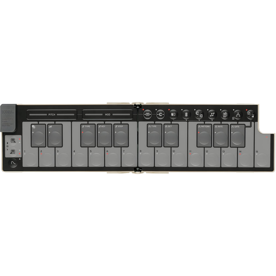KORG nanoKEY Fold SAND BEIGE - Teclado maestro plegable. Beige - Tempo Shop