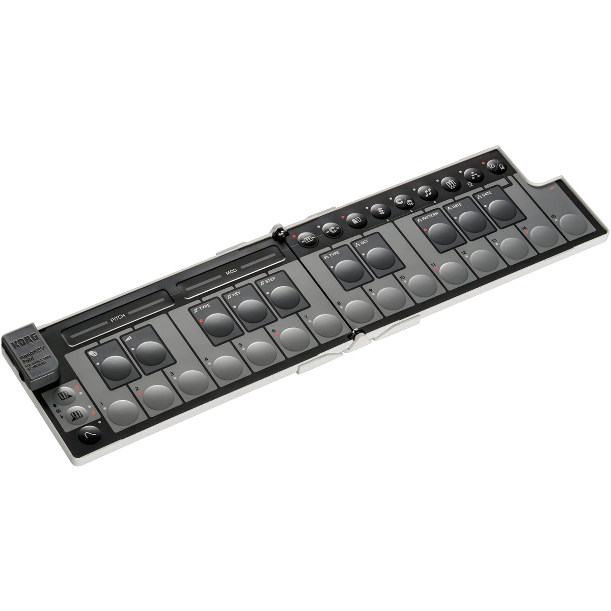 KORG nanoKEY Fold WHITE - Teclado maestro plegable. Blanco - Tempo Shop