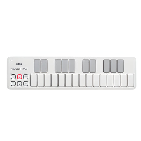 KORG nanoKEY2 WHITE - Controlador ultra fino alimentado por USB de 25 teclas. Blanco - Tempo Shop