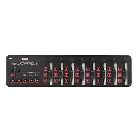 KORG nanoKONTROL2 BLACK - Controlador ultra fino alimentado por USB. Negro - Tempo Shop