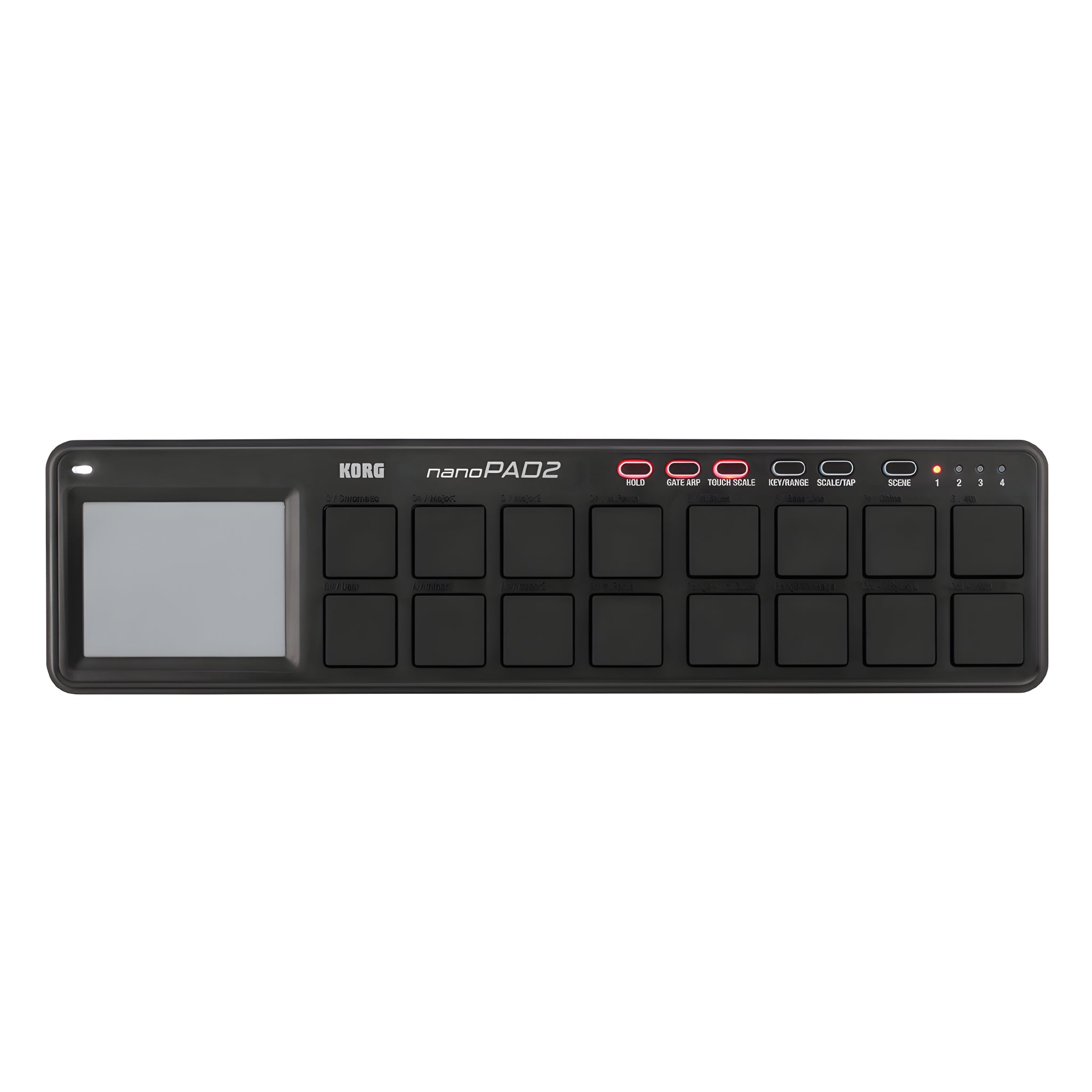 KORG nanoPAD2 BLACK - Controlador ultra fino alimentado por USB - Tempo Shop