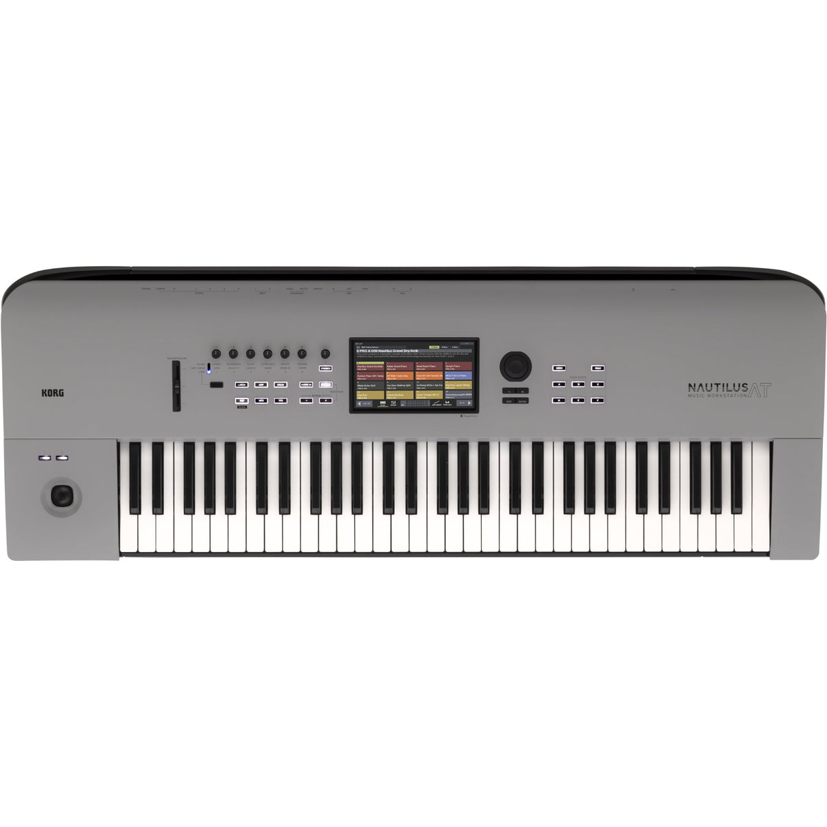 KORG NAUTILUS AT GRAY 61 - Teclado workstation profesional Aftertouch de 61 teclas. Gris - Tempo Shop