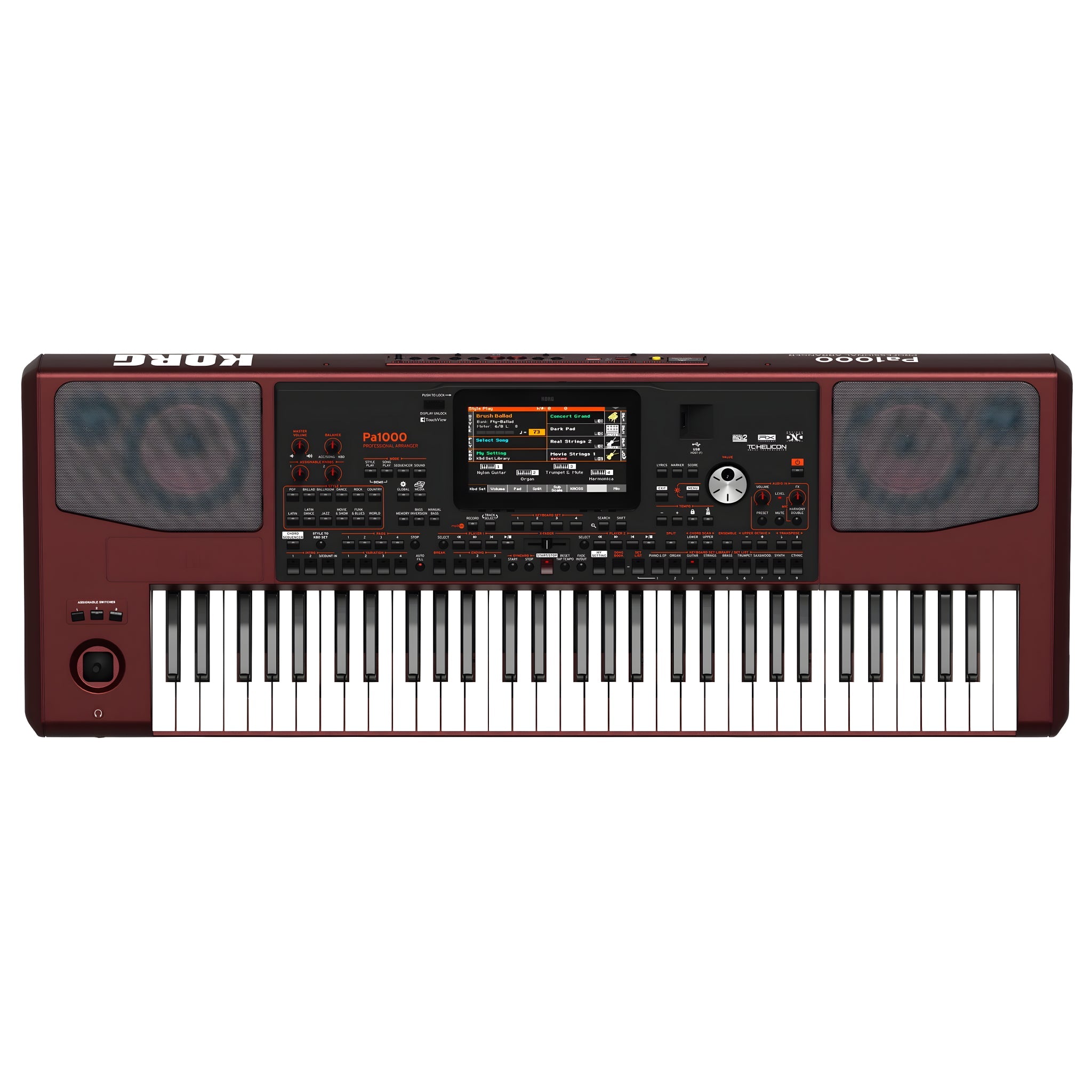 KORG PA1000 - Teclado de acompañamiento con altavoces de 61 teclas semicontrapesadas con Aftertouch - Tempo Shop