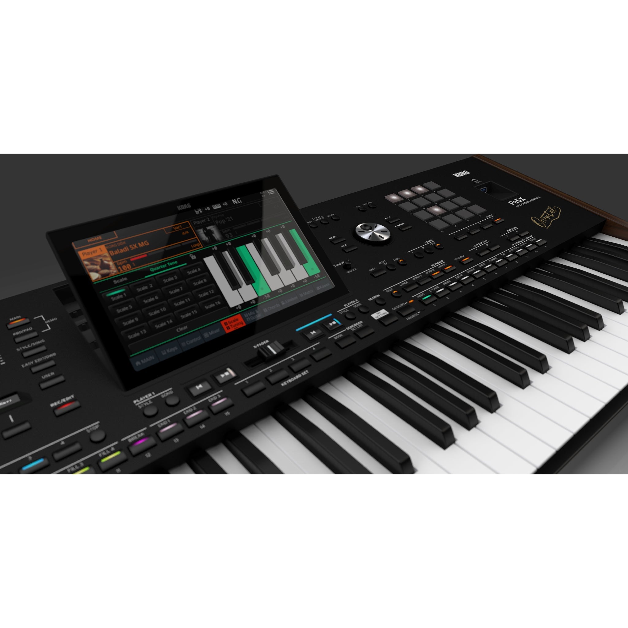 KORG PA5X OR - 61 - Teclado de acompañamiento de 61 teclas - Tempo Shop