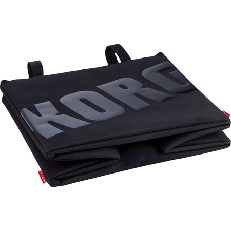 KORG SEQUENZ RC - L - BK - Caja de almacenamiento de hasta cien vinilos de 12 pulgadas (tamaño LP). Logotipo negro - Tempo Shop