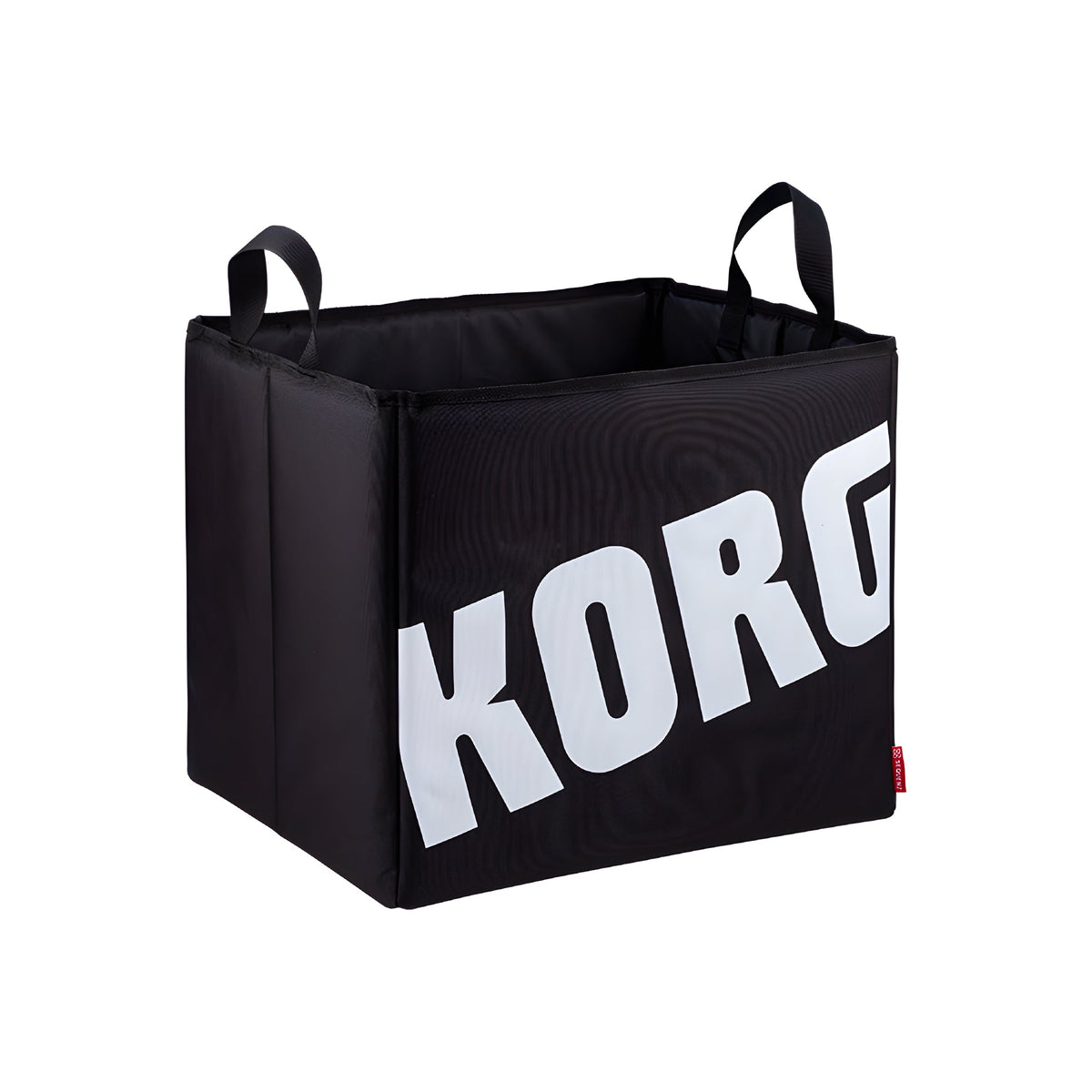 KORG SEQUENZ RC - L - WH - Caja de almacenamiento de hasta cien vinilos de 12 pulgadas (tamaño LP). Logotipo blanco - Tempo Shop