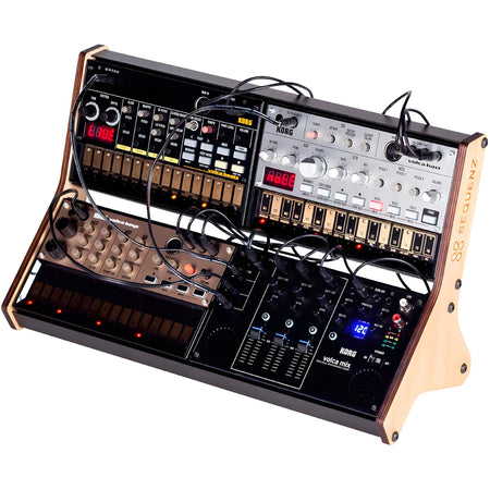 KORG SEQUENZ VOLCA RACK 2X2 - Soporte de sobremesa para alojar hasta 4 volcas (2 x 2) - Tempo Shop