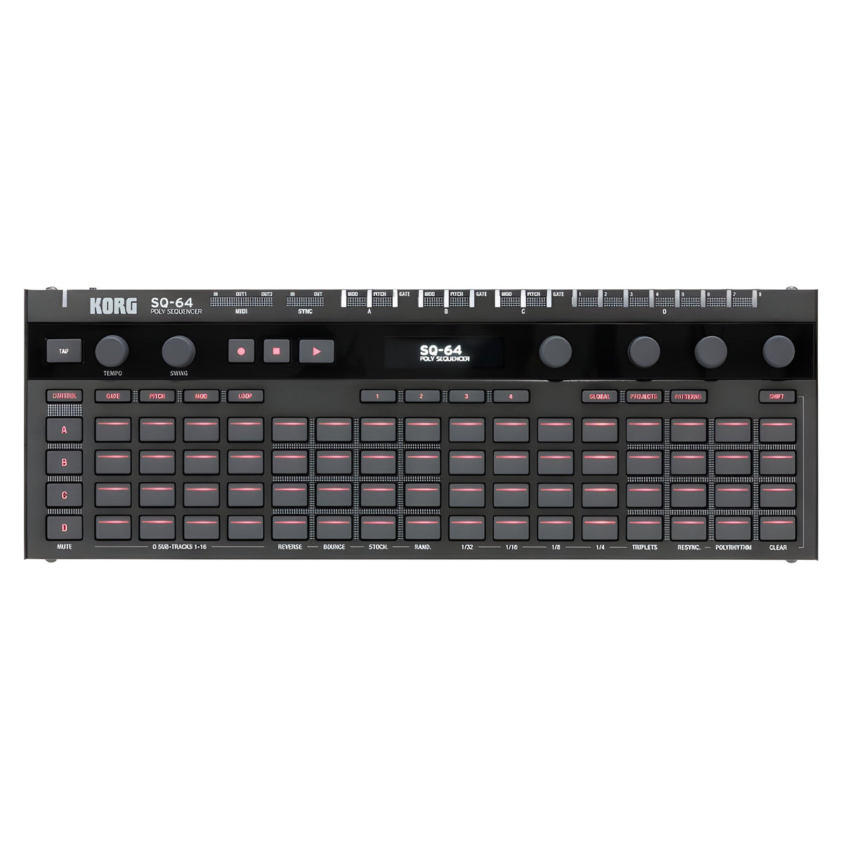 KORG SQ - 64 - Secuenciador por pasos polifónico - Tempo Shop