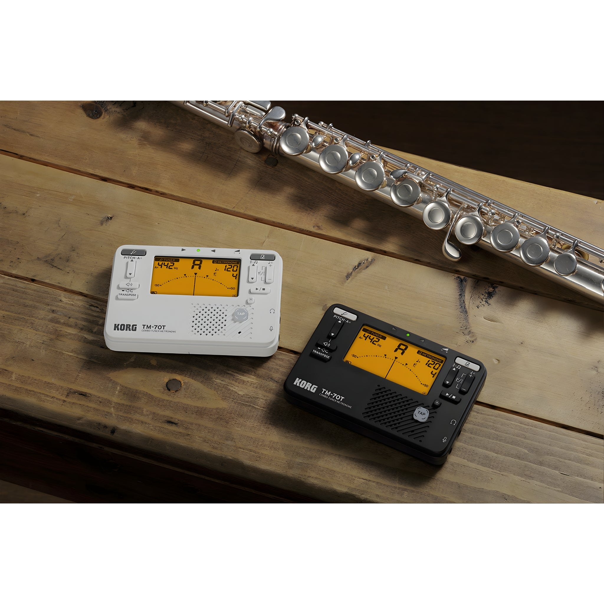 KORG TM - 70T BK - Afinador y metrónomo combinados. Negro - Tempo Shop