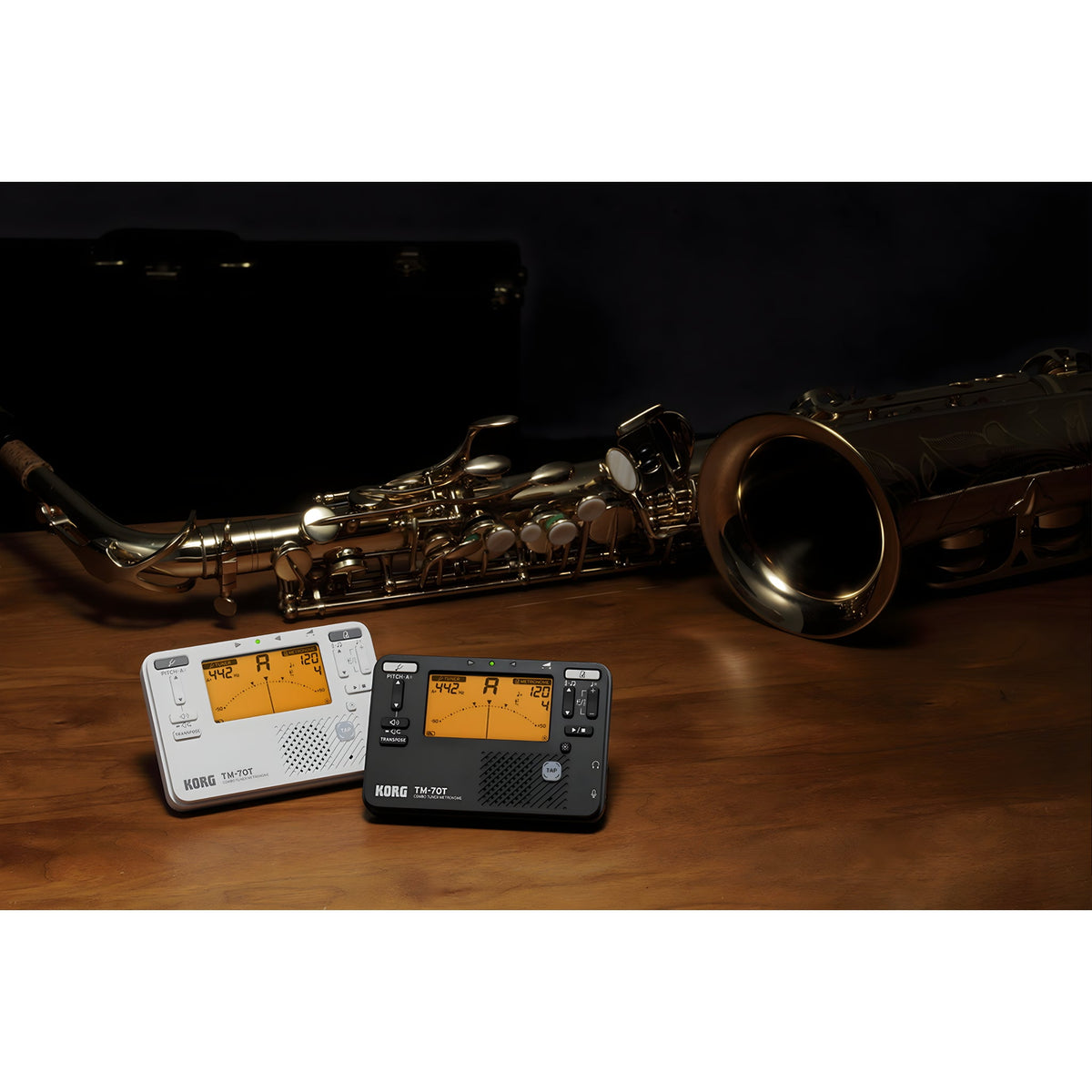 KORG TM - 70T WH - Afinador y metrónomo combinados. Blanco - Tempo Shop