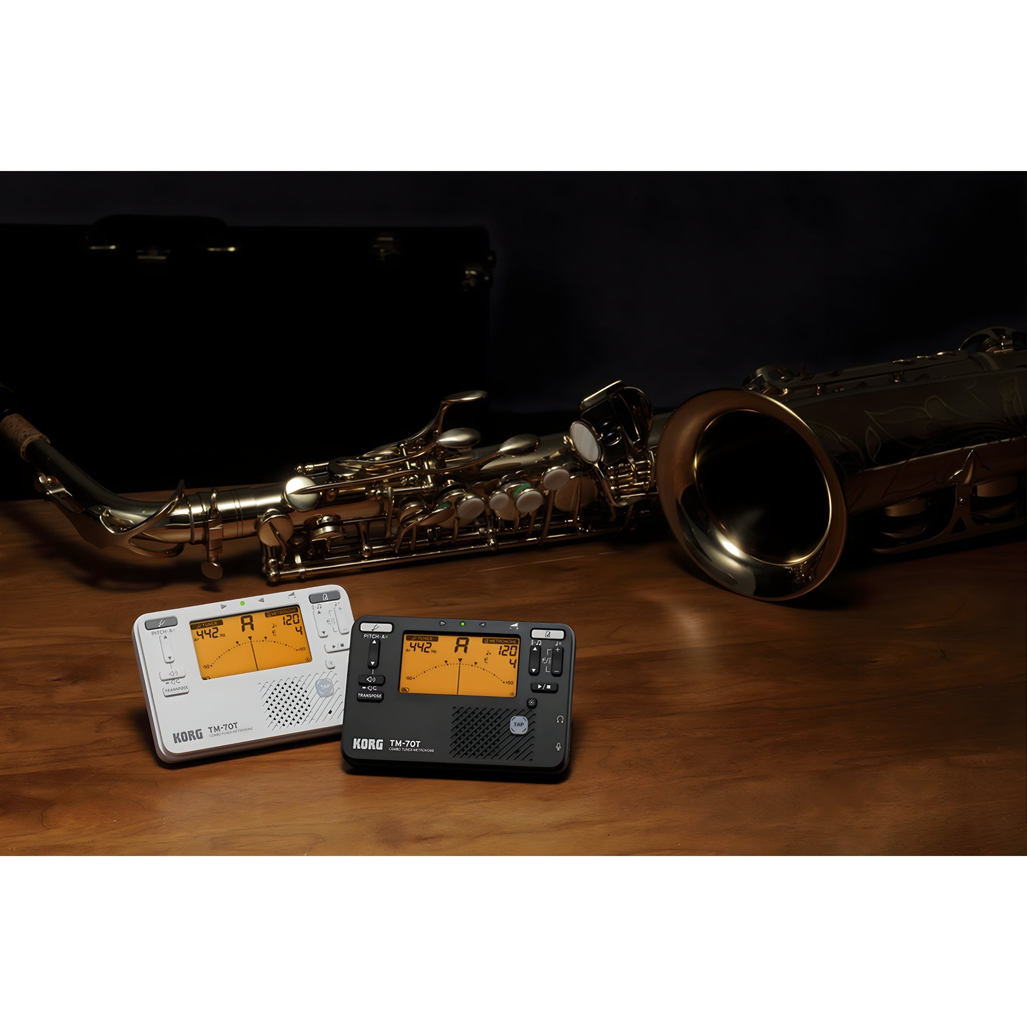 KORG TM - 70T WH - Afinador y metrónomo combinados. Blanco - Tempo Shop