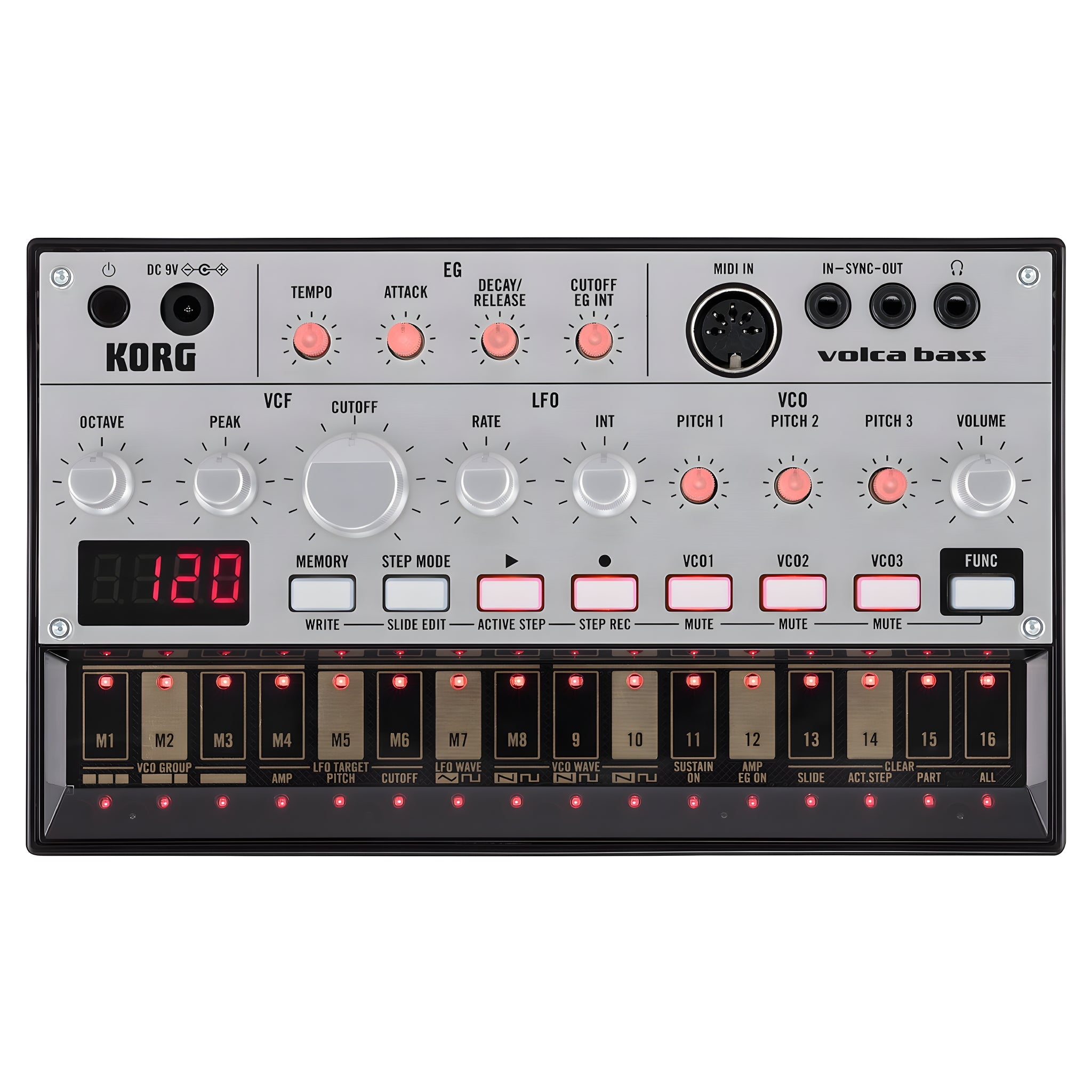 KORG VOLCA BASS - Sintetizador analógico - Tempo Shop