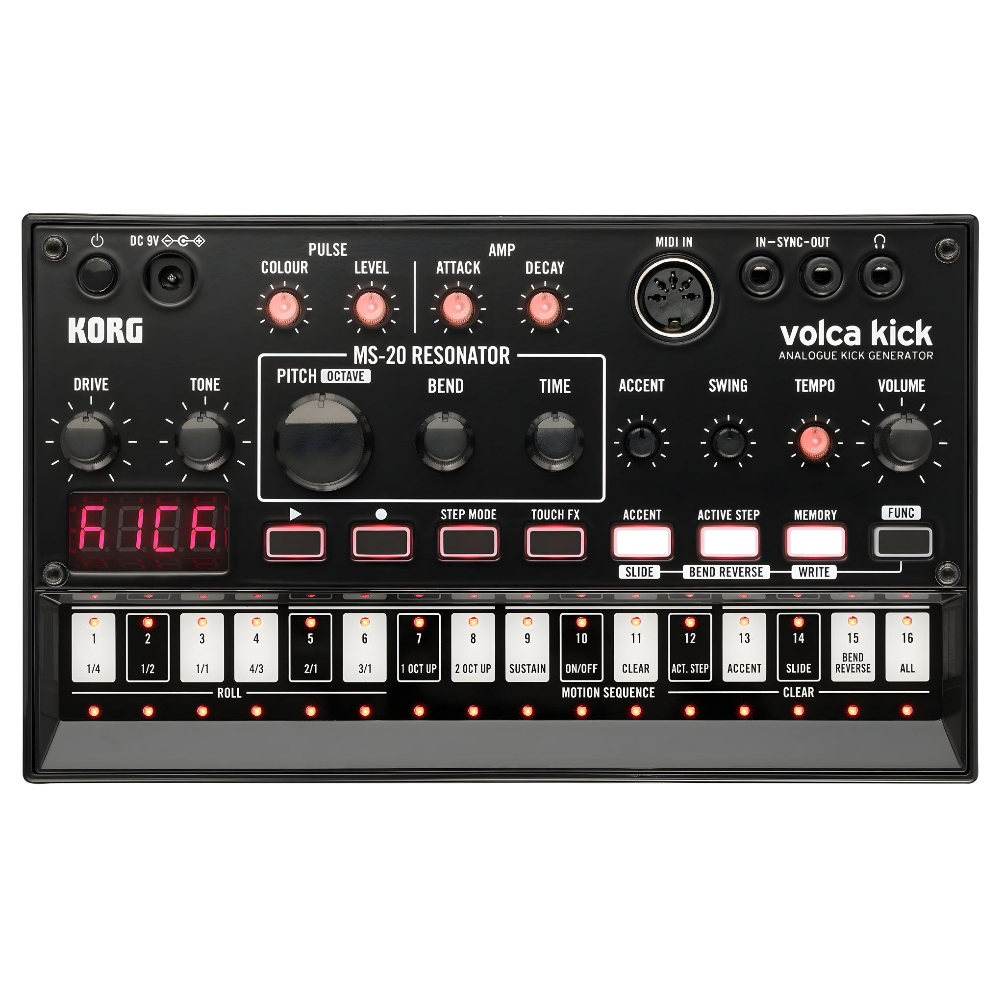 KORG VOLCA KICK - Módulo Volca especializado en bombos y bajos - Tempo Shop
