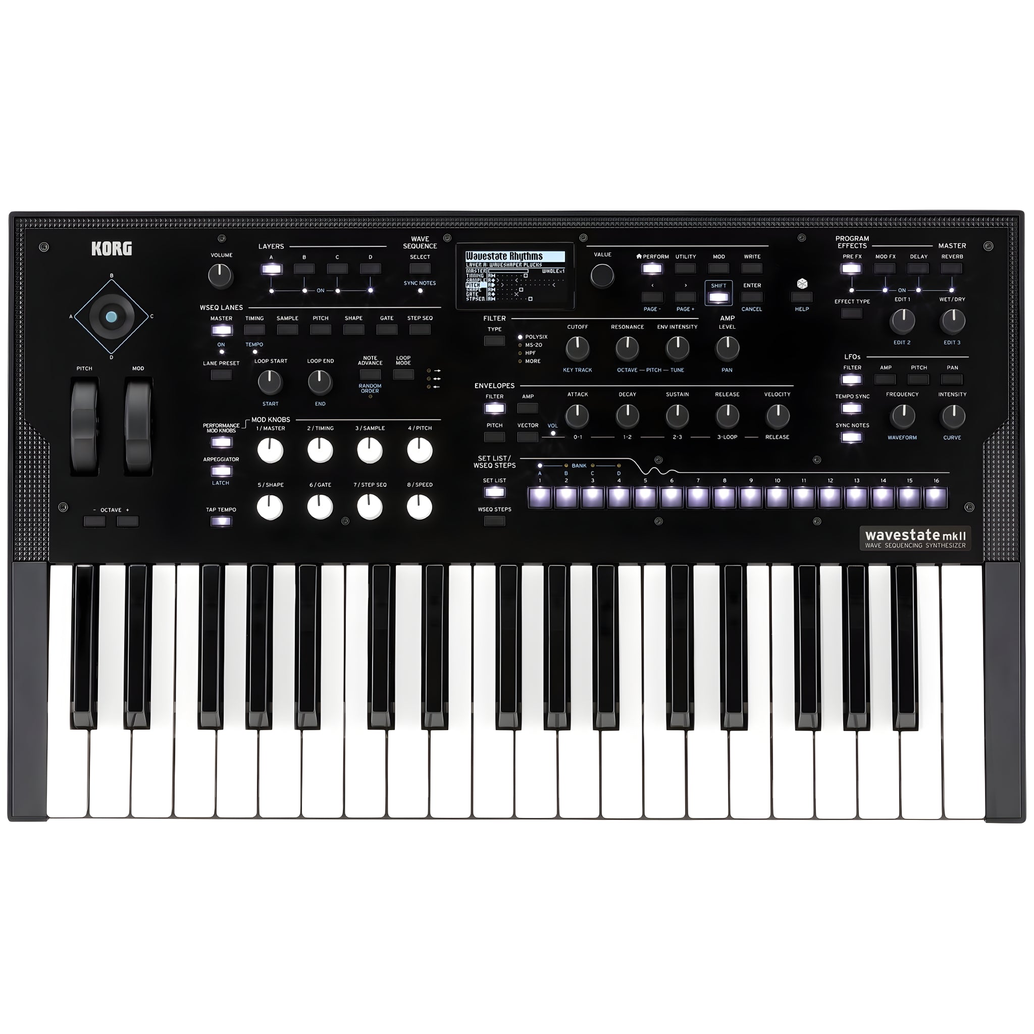 KORG WAVESTATE MK II - Teclado sintetizador profesional - Tempo Shop