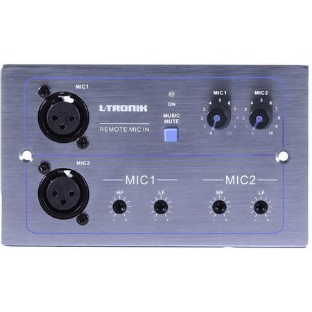 L - TRONIK MX - 882 - Control de volumen, selección de zona y 2 entradas de micrófono para matriz MX - 880 - Tempo Shop