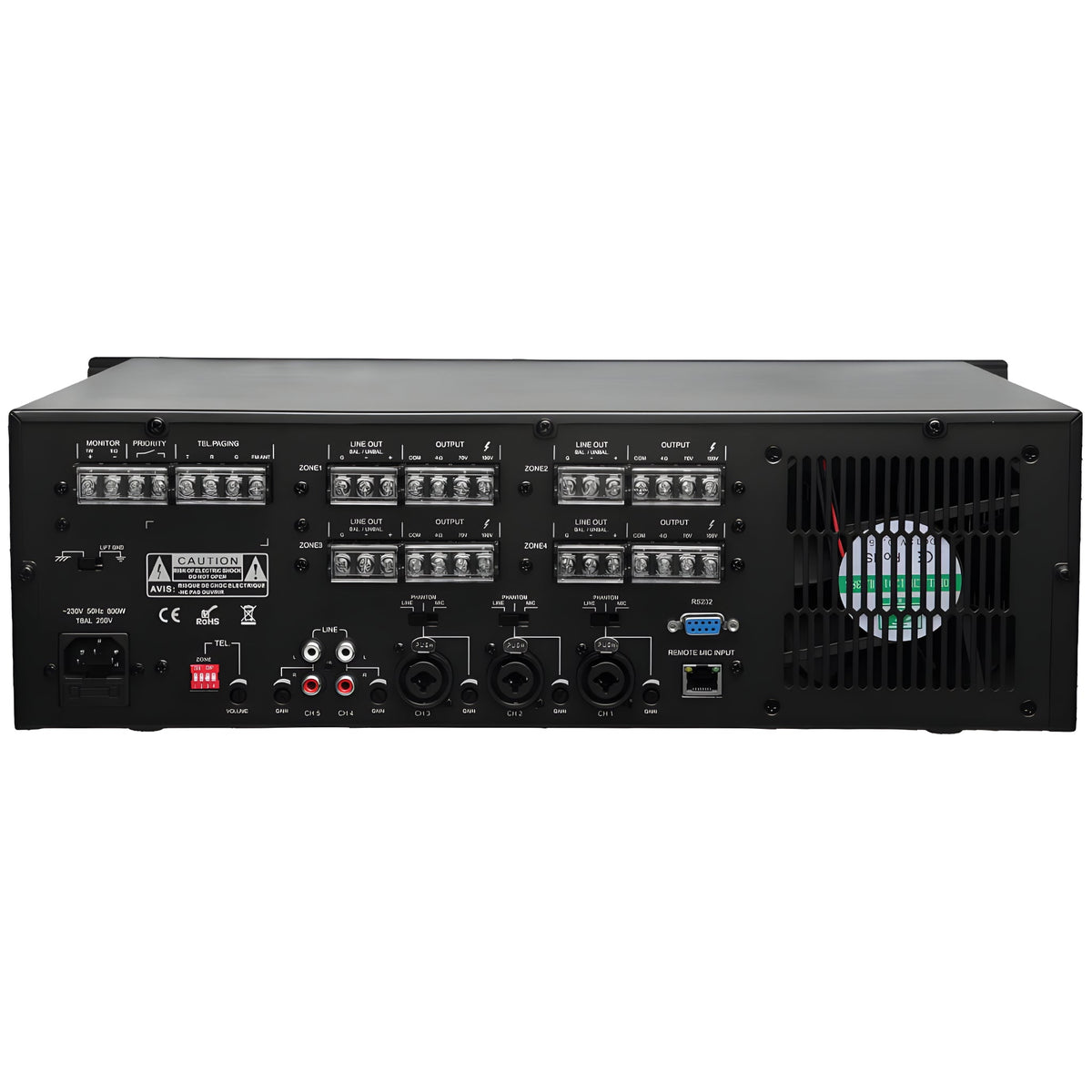 L - TRONIK T - 4240MP - Amplificador multicanal de 4x240W - Tempo Shop