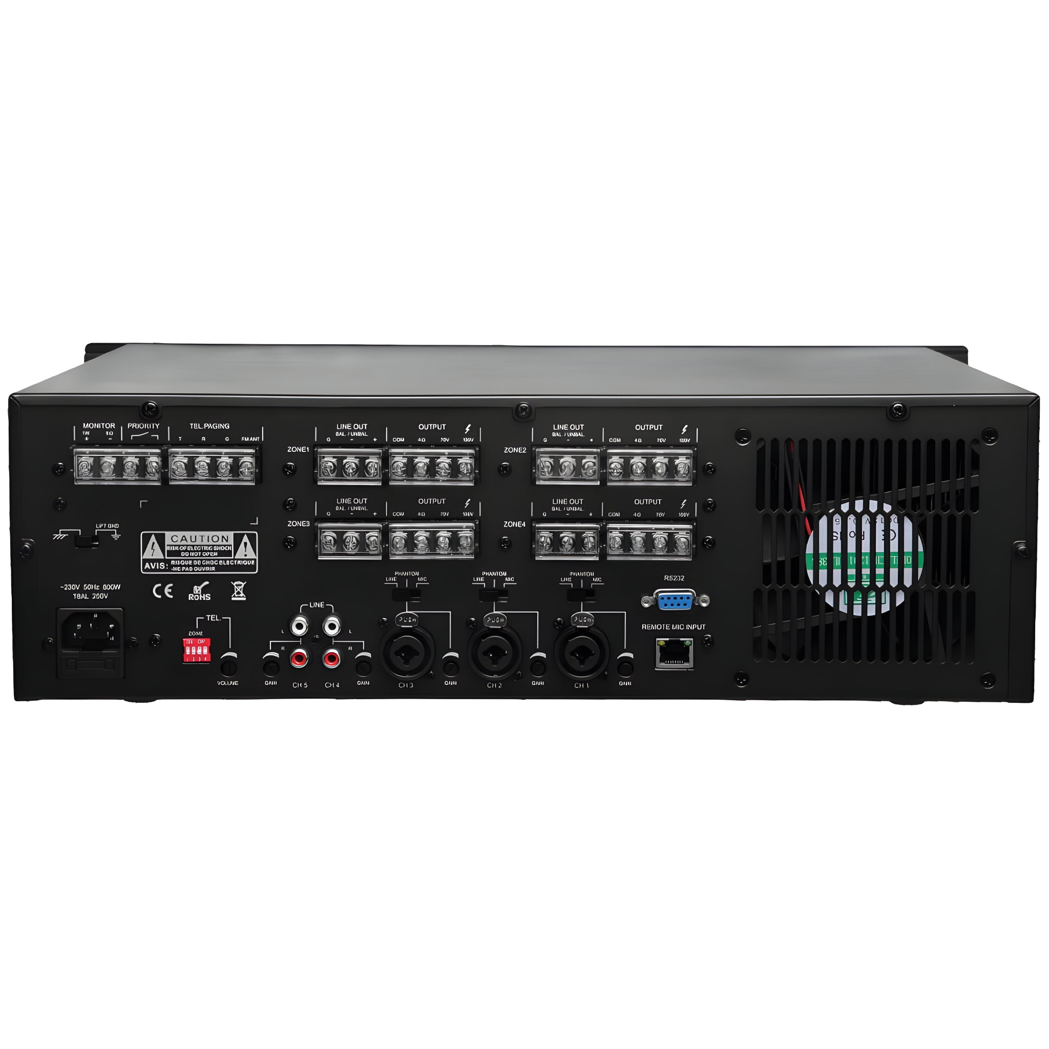 L - TRONIK T - 4240MP - Amplificador multicanal de 4x240W - Tempo Shop