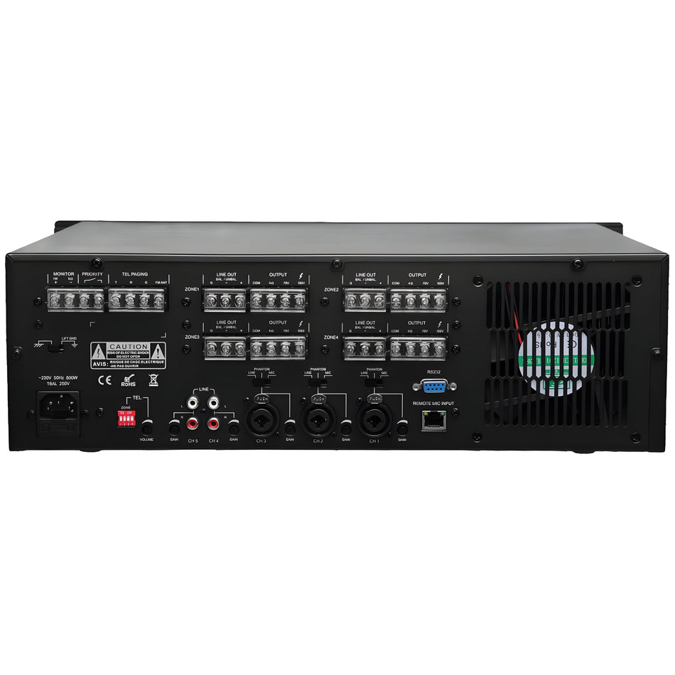 L - TRONIK T - 4240MP - Amplificador multicanal de 4x240W - Tempo Shop