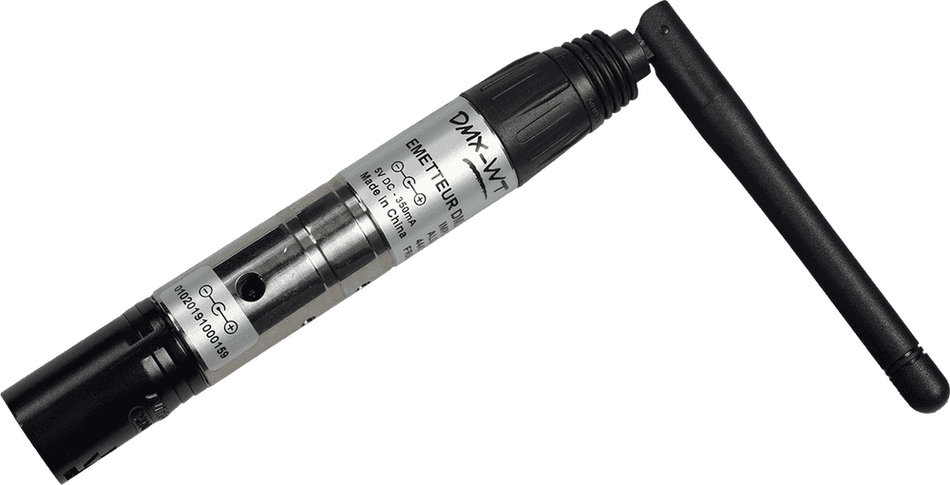 Algam DMX-WT – Emisor DMX inalámbrico macho 3 pines