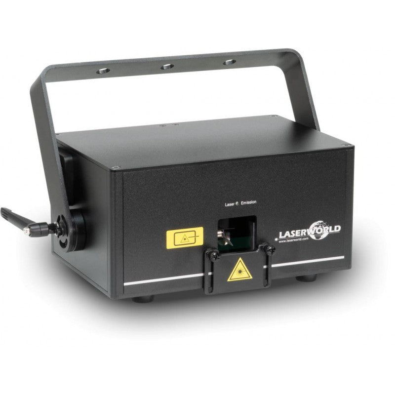 Laserworld CS-3000 micro - Sistema láser de diodo RGB semiprofesional con modulación analógica y 2500 mW de potencia
