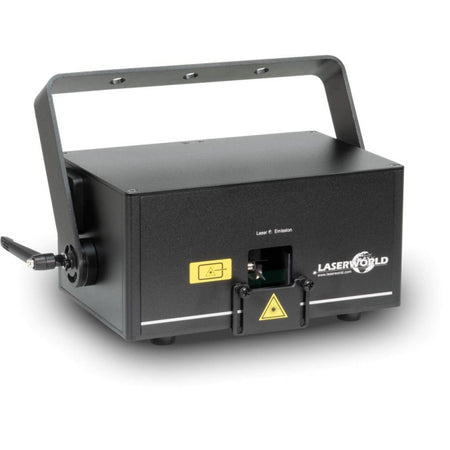 Laserworld CS-3000 micro - Sistema láser de diodo RGB semiprofesional con modulación analógica y 2500 mW de potencia