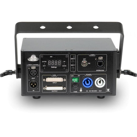 Laserworld CS-3000 micro - Sistema láser de diodo RGB semiprofesional con modulación analógica y 2500 mW de potencia