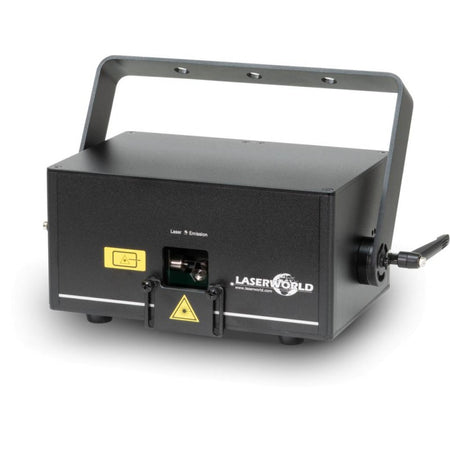 Laserworld CS-3000 micro - Sistema láser de diodo RGB semiprofesional con modulación analógica y 2500 mW de potencia