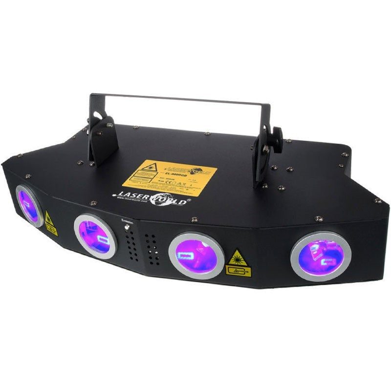 LASERWORLD EL-900RGB - Sistema Láser Multicolor de 900mW con 4 Salidas - Tempo Shop