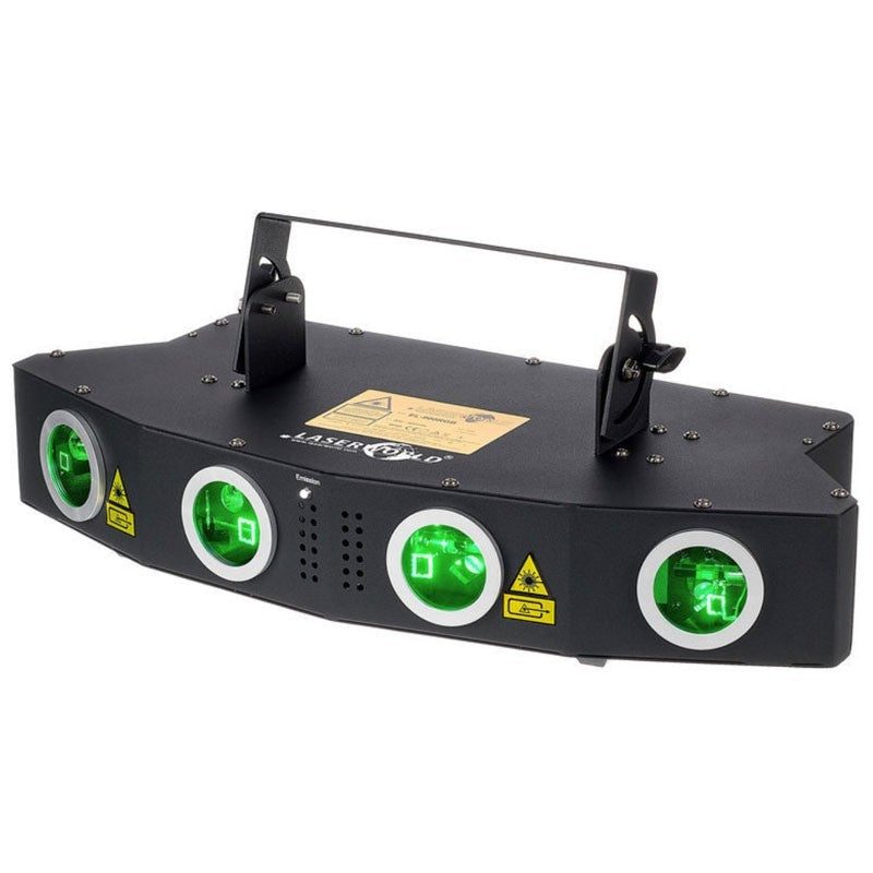 LASERWORLD EL-900RGB - Sistema Láser Multicolor de 900mW con 4 Salidas - Tempo Shop