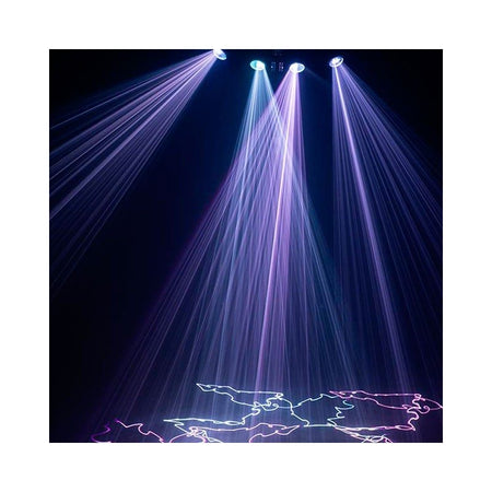 LASERWORLD EL-900RGB - Sistema Láser Multicolor de 900mW con 4 Salidas - Tempo Shop