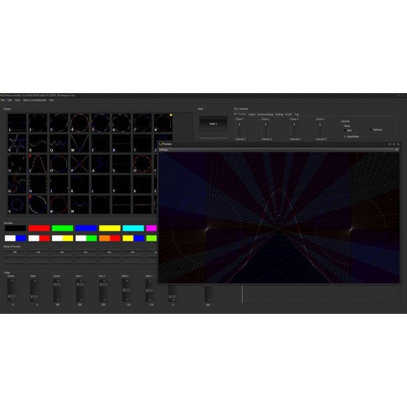Laserworld SHOWCONTROLLER PLUS - Software Profesional para Control de Espectáculos Láser y Multimedia