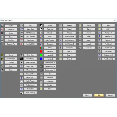 Laserworld SHOWCONTROLLER PLUS - Software Profesional para Control de Espectáculos Láser y Multimedia
