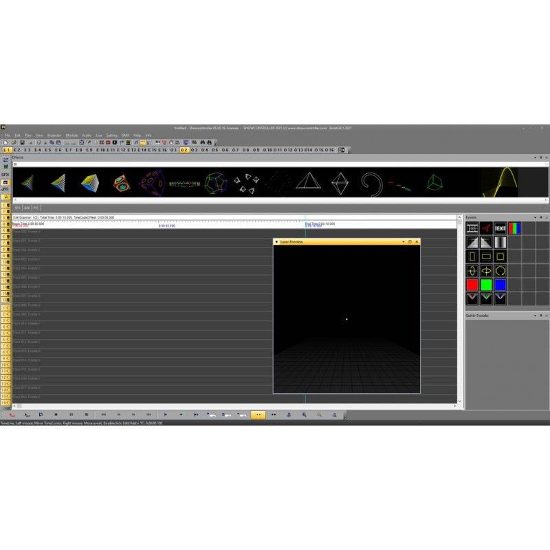 Laserworld SHOWCONTROLLER PLUS - Software Profesional para Control de Espectáculos Láser y Multimedia