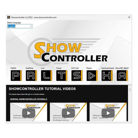 Laserworld SHOWCONTROLLER PLUS - Software Profesional para Control de Espectáculos Láser y Multimedia