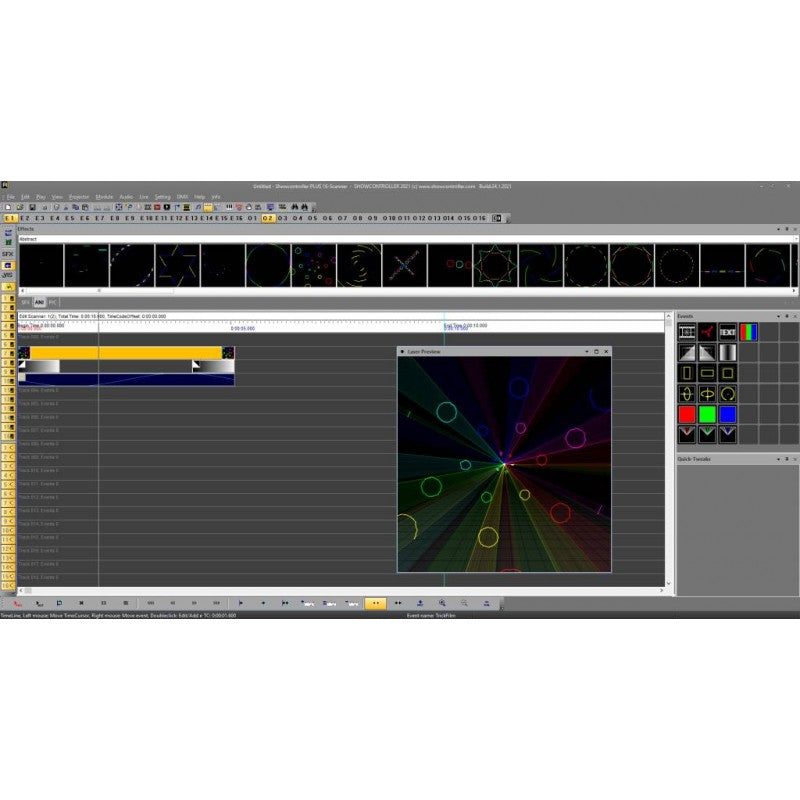 Laserworld SHOWCONTROLLER PLUS - Software Profesional para Control de Espectáculos Láser y Multimedia