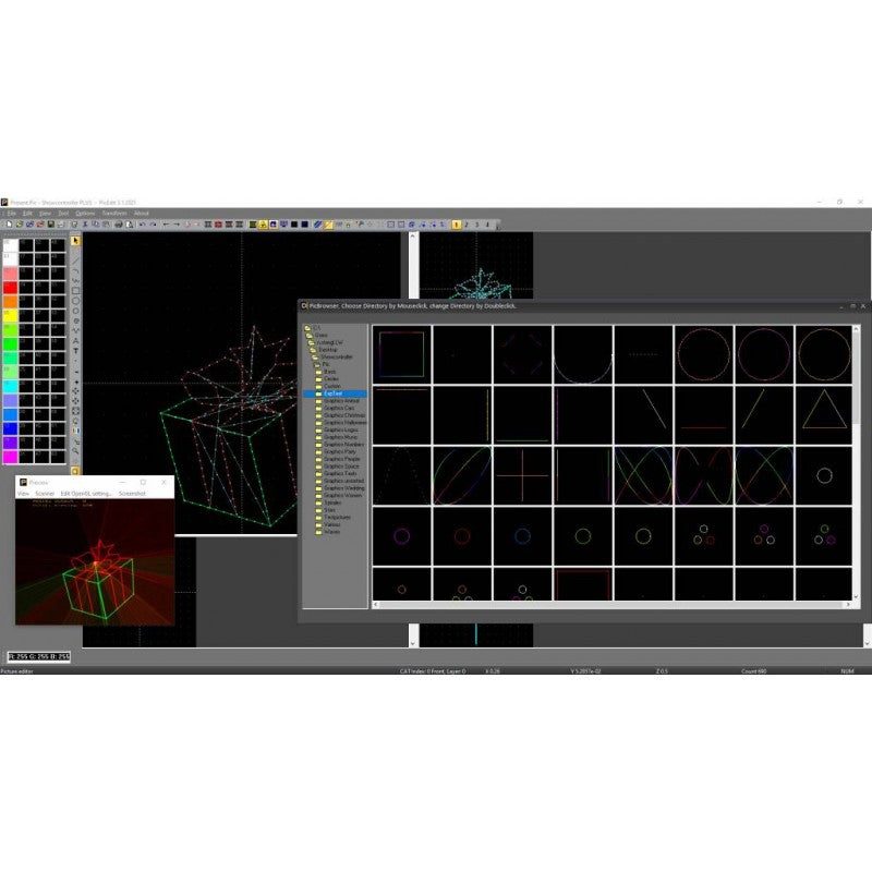 Laserworld SHOWCONTROLLER PLUS - Software Profesional para Control de Espectáculos Láser y Multimedia
