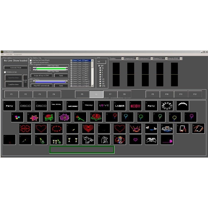 Laserworld ShowNET - Interfaz de Red para Control de Láser con Software Incluido